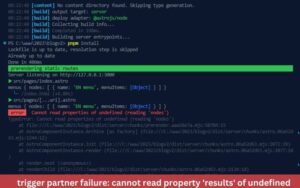 Read more about the article “Trigger Partner Failure: Cannot Read Property ‘Results’ of Undefined” with AI Precision