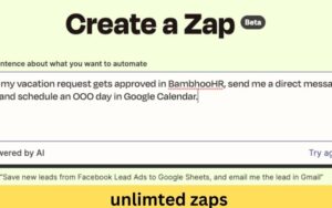 Read more about the article Elevate Your Efficiency: How Unlimited Zaps Powered by AI Transform Your Workflow